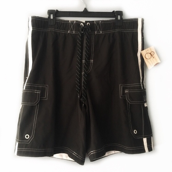 OP Other - NWT Ocean Pacific swim trunks black EUC